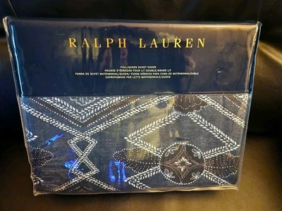 Funda nórdica Ralph Lauren Francois completa/queen azul marino 92x 96 nueva con etiquetas - $375 Foto 1 de 4