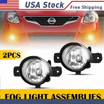 Luces LED antiniebla para montaje NISSAN Altima Máxima Sentra Rogue Infiniti QX60 XH Foto 1 de 4