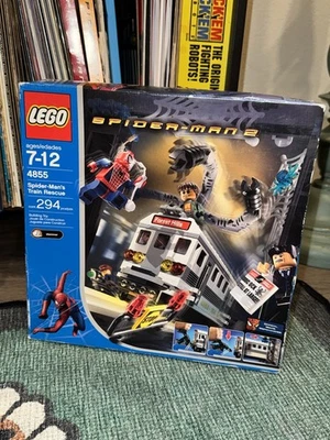 NIB LEGO Spider-Man 2 Spider-Man's Train Rescue 4855 - Image 1 of 4