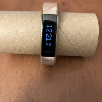Rastreador de actividad Fitbit Alta HR FB408 dorado sin cargador probado funcionando envío rápido Foto 1 de 4