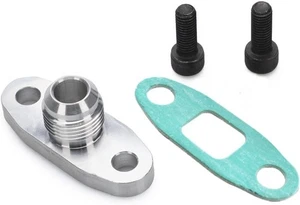 10AN Oil Drain Return Flange Adapter for T3 T4 Turbo Charger - Imagen 1 de 5