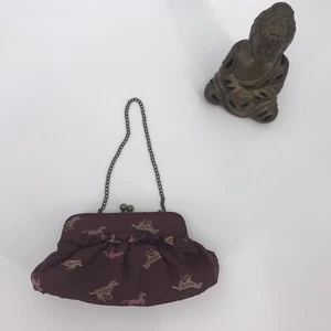 GAP Small Satin Purse Coin Purse Horse Pattern - Picture 1 of 5