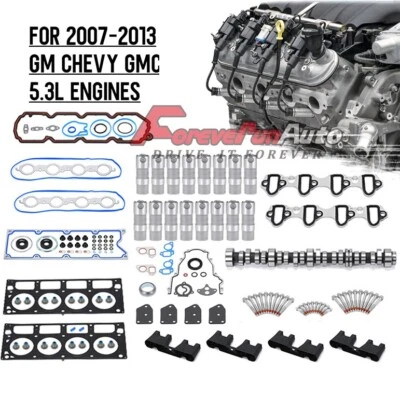 NON AFM KIT CAMSHAFT LIFTERS HEAD GASKETS For 07-13 Chevy Silverado 5.3L Engine - Image 1 of 4