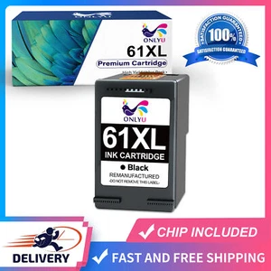 1PK 61XL Cartuccia di inchiostro nero compatibile per HP OfficeJet 2620 4635 8040 8045 - Foto 1 di 7