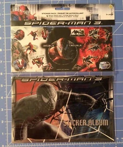 Spider-Man 3 Film Aufkleber Album mit Aufklebern 2007 Marvel Comics BRANDNEU - Bild 1 von 3