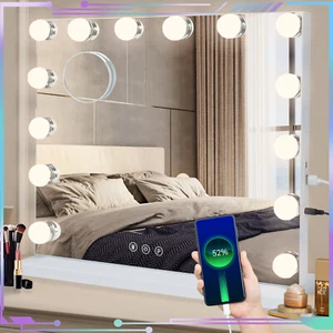 Hollywood Mirror Vanity Makeup Mirror with 14 Lights LED Dressing Table Mirror - Picture 1 of 11