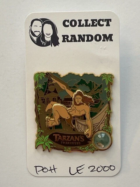 Prendedor DLR Piece Of Disney History 2017 Tarzan’s Treehouse LE Disney (B) Foto 1 de 1