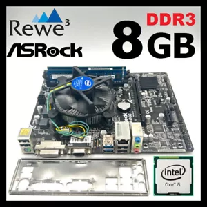 Kit Scheda Madre ASRock H81M-DGS + i5-4570 + RAM 8GB + Dissipatore + Mascherina - Bild 1 von 1