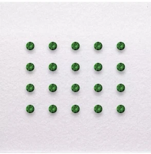 3mm - 20pcs Round Precision Cut Green Tsavorite Garnet – Melee Jewelry Gemstone - Picture 1 of 3