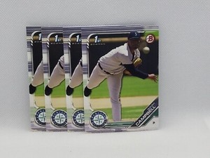 (4) 2019 1st Bowman Draft Isaiah Campbell  Seattle Mariners #BD-11 Non Auto Mint