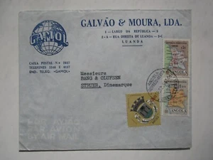 1964 ANGOLA LUANDA COVER - Bild 1 von 2