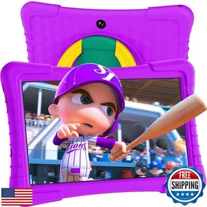 YOBANSE Kids 10 inch Android 13 Tablet, 3GB RAM, 64GB ROM, WiFi, Bluetooth, D - Picture 1 of 5