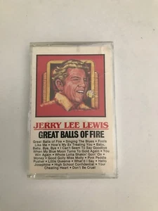 Jerry Lee Lewis - Cassette - Great Balls Of Fire 18Hits Great Shape - Imagen 1 de 7