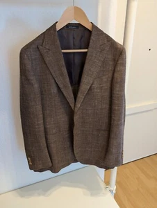 Suitsupply Havana Peak Lapel HL Sakko Jackett Gr.52 Braun - Bild 1 von 3