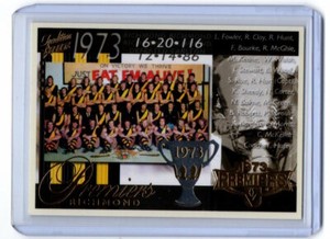 2005 Select Tradition Richmond 1973 Premiership Commemorative PC29