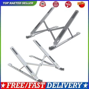 Ergonomic Computer Stand 8 Level Adjustable Portable Notebook Bracket for Travel - Photo 1/14