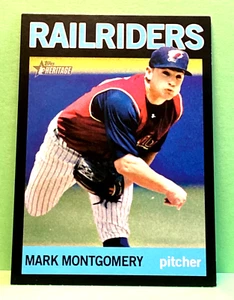 Mark Montgomery 2013 Topps heritage minors black SP /96 rookie card - Picture 1 of 1