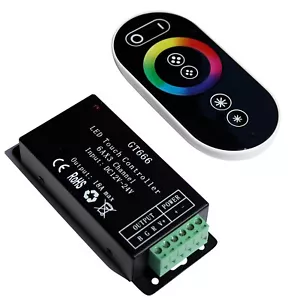 LED RGB Controller - Regler 18A Touch Funk Steuergerät Wireless Fernbedienung RF - Bild 1 von 1
