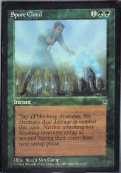 Spore Cloud - Fallen Empires: #72a, Magic: The Gathering Mp R37 - Image 1 of 1