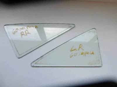 1960 Chevrolet Impala Rear Quarter Window Glass 4 Door Post  Left/Right - Image 1 of 3