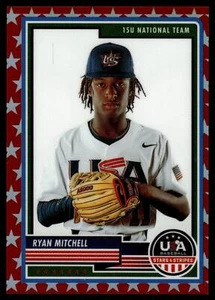 2023 Panini Stars & Stripes RYAN MITCHELL RED PARALLEL 90/149 #34 - Picture 1 of 2