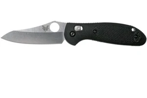 Benchmade Knives Mini Griptilian 555-S30V Black Pocket Knife - NEW - Picture 1 of 4