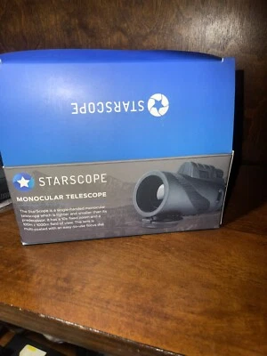 Starscope Monocular Telescope 10x Zoom, 100m / 1000m Field of View (30671) NIB - Image 1 of 4