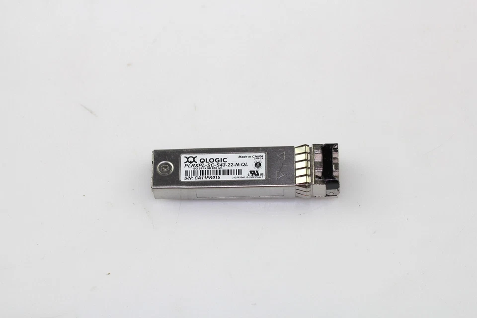 Lot of 4 Genuine Qlogic PLRXPL-SC-S43-22-N-QL 10GB 10GbE SFP+ SR Transceiver mod - Image 1 of 1