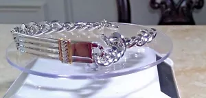 Dolan Bullock 8.5" sterling silver 14k gold link bracelet MSRP $400 USA MADE - Picture 1 of 8
