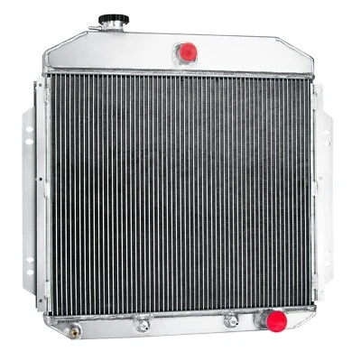 4 Rows Aluminum Radiator for 57-1960 Ford F100 5.4L Chevy Engine Configuration Foto 1 de 4