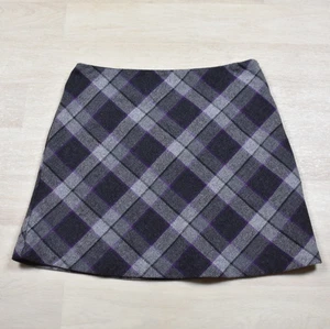 Minifalda a cuadros de mezcla de lana de los años 90 35 y 10 Academia Preppy talla 11 de colección - Imagen 1 de 5