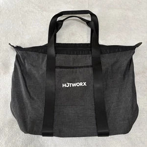 Hotworx Bag Tote Black Duffle Yoga Pilates Cycling Storage Gym Fitness Workout - Picture 1 of 22
