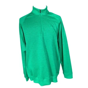 Sudadera Pullover Under Armour Suelta Coldgear Verde 1/4 Cremallera Manga Larga 2XL - Imagen 1 de 7