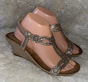 patrizia by spring step sandals SHINING -CHAM SIze 40 - Picture 1 of 8