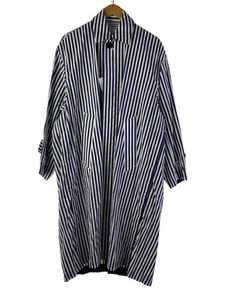 sacai others 23SS Thomas Mason Cotton Poplin Coat 1 Navy stripe Used - Picture 1 of 4