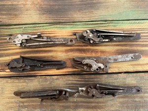 6 x Flintlock, Percussion Lock Plates, Antique Vintage Musket - Picture 1 of 12