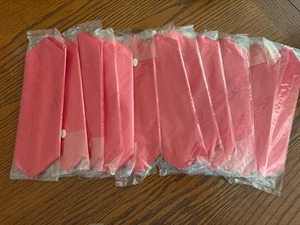 12 große rote Schleifen ~ 6 Zoll ~ Party/Geschenkverpackung ~ einfach nur Schnüre ziehen - Bild 1 von 6