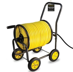 Garden Hose Reel Cart, Heavy Duty Hose Reel with Wheels, Outdoor Water Hose C... - Picture 1 of 9