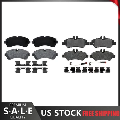 Pastillas de freno metálicas delanteras y traseras para camioneta Freightliner Sprinter 3500 2014-2011 Foto 1 de 4