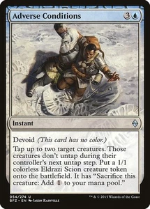 4x Adverse Conditions - BFZ (Battle for Zendikar) #54 MTG Playset - Picture 1 of 1