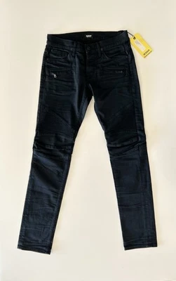 Новый с Ярлыками - Hudson джинсы мужчин слепок мотоциклиста черный узкие джинсы первоклассный искусственно состаренный 30 - Изображение 1 из 4