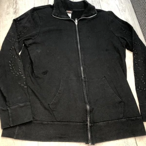 Harley-Davidson Z&M Greensburg PA Full Zip Jacket Sweatshirt Womens Size XL Blk - Picture 1 of 9
