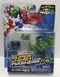 NUOVO Marvel Super Hero Mashers Micro - THE HULK - Hasbro Serie 2 Figure 2015 - Foto 1 di 3