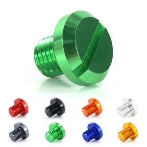 Mirror Blanking Plug Fit For Kawasaki Z125 16-24 Z650 17-24 Z800 13-16 Green - Picture 1 of 16