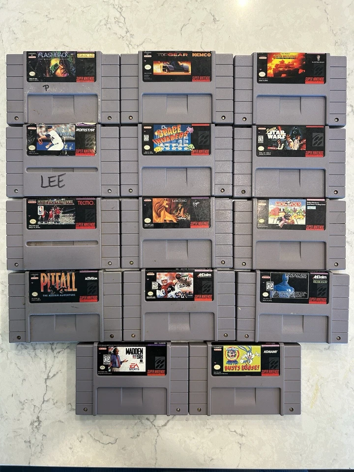 SNES Lot All Tested And Working  - Image 1 of 4