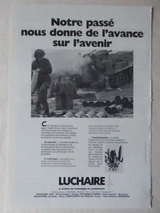 1/1987 PUB LUCHAIRE DEFENSE ARMEE MUNITION AMMUNITION ARTILLERIE OBUSIER AD - Bild 1 von 1