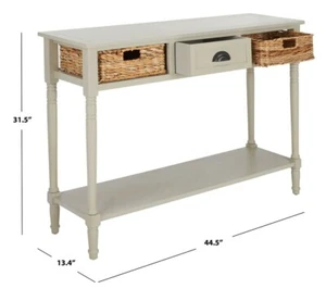Safavieh Christa Console Table With Storage, Reduced Price ****FTD AMH5737D - Picture 1 of 5