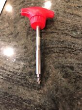 Snap On ssdmrt4r t handle magnetic ratcheting screwdriver with one bit