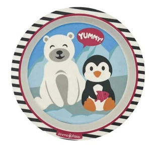 Primo Passi - Bamboo Fiber Kids Suction Winter Friends Plate - Picture 1 of 2