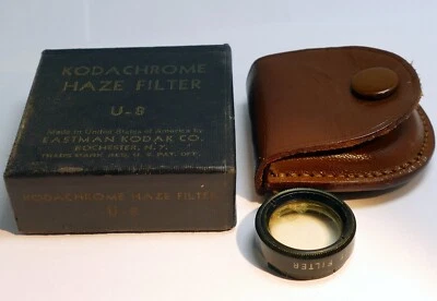 Kodak U8 Lens Filter A 85 Daylight warming  21mm Slip on type series 4 - Image 1 of 4